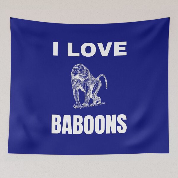 Item preview, I love Baboons designed and sold by fev-rocks.