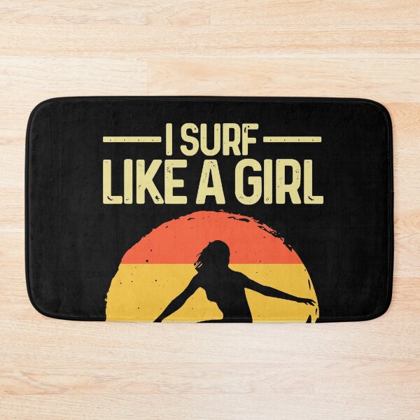 Item preview, Surf Like A Girl Surfer Design Retro designed and sold by ShaneGuzman.