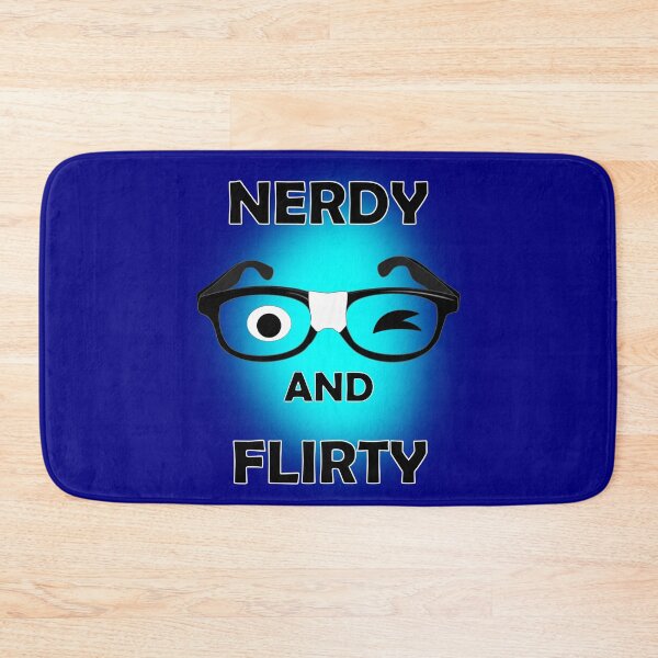 Item preview, Nerdy and Flirty blue designed and sold by clintondesigns6.