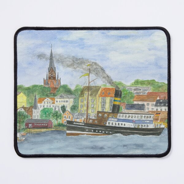 Item preview, The Flensburg harbor with the Alexandra designed and sold by Sandra  Steinke.