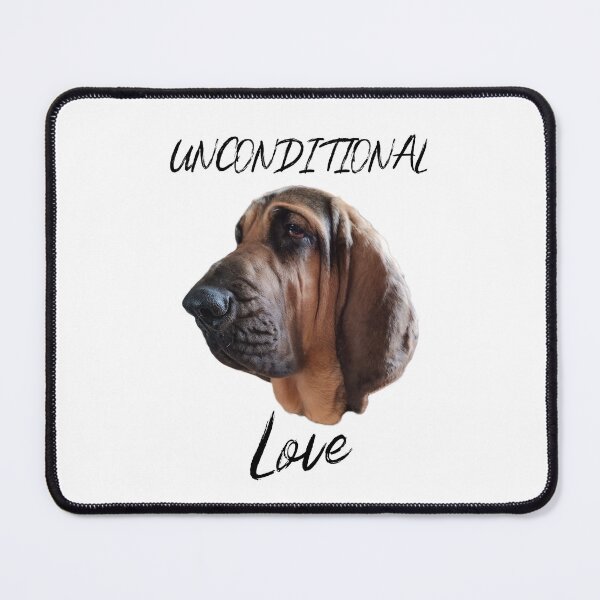Item preview, Bloodhound dog mantrailing T-shirt Unconditional love Black designed and sold by MayaAndNora.