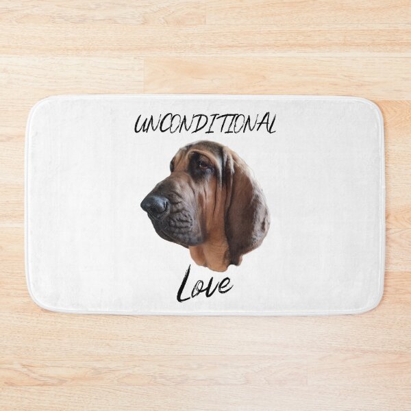 Item preview, Bloodhound dog mantrailing T-shirt Unconditional love Black designed and sold by MayaAndNora.