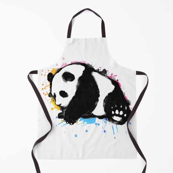 Item preview, Panda Colorful Watercolor Painting designed and sold by blackdogshop.