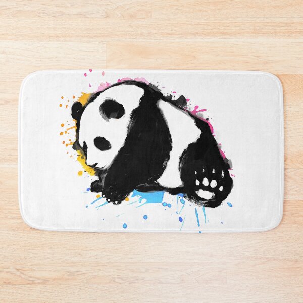 Item preview, Panda Colorful Watercolor Painting designed and sold by blackdogshop.