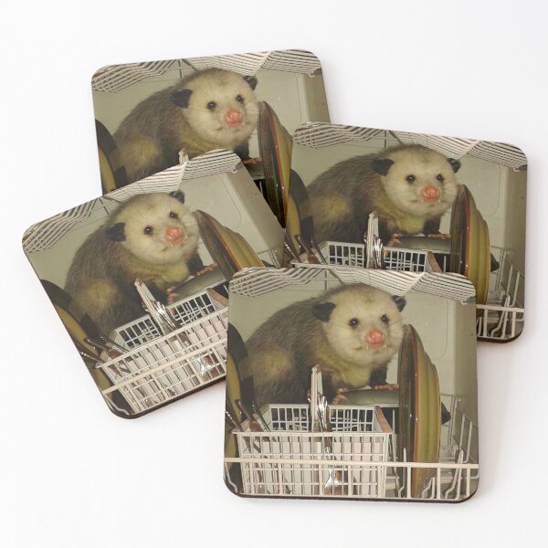 Item preview, HQ Dishwasher Opossum Meme designed and sold by fomodesigns.