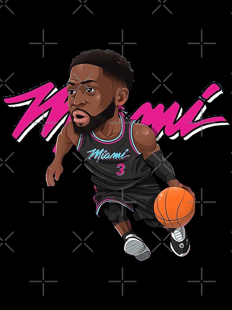 Dwyane Wade 3 Draw Chibi Poster