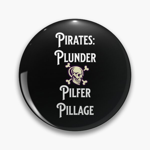 Item preview, Pirates Plunder Pilfer Pillage Skull Design - Nautical Gifts  designed and sold by shywolf42.
