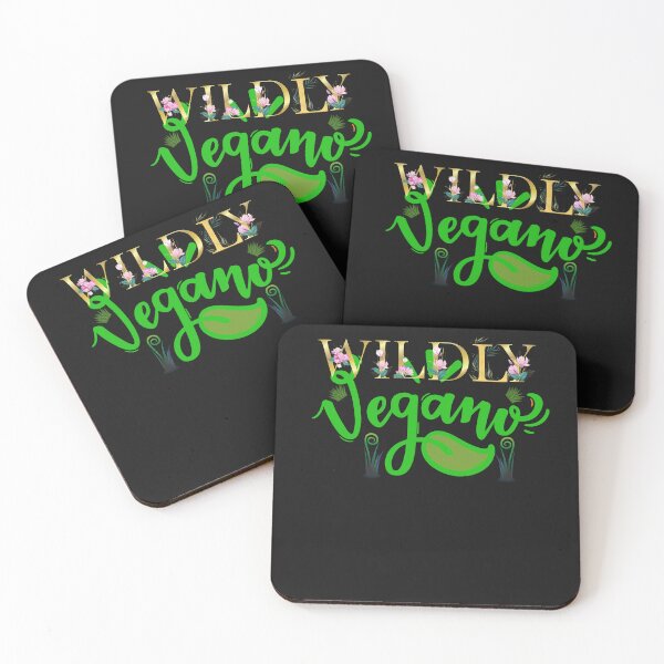 Item preview, Wildly Vegano - Golden Green Colorful Typography designed and sold by SBWorld.