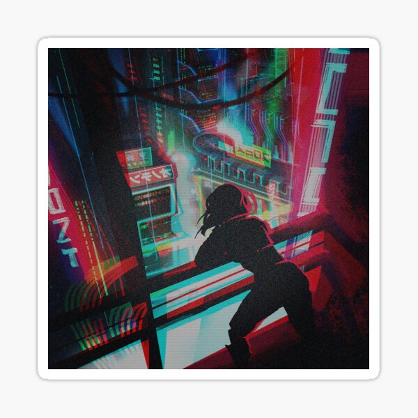 GITS cyberpunk Sticker