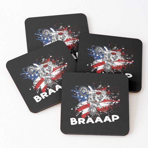 Item preview, Motocross Dirt Bike - Motocross US Flag Braaap designed and sold by caintati.
