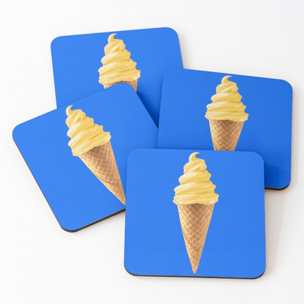 Item preview, Yellow Lemon Soft Serve Ice Cream Cone designed and sold by Deborah Camp.