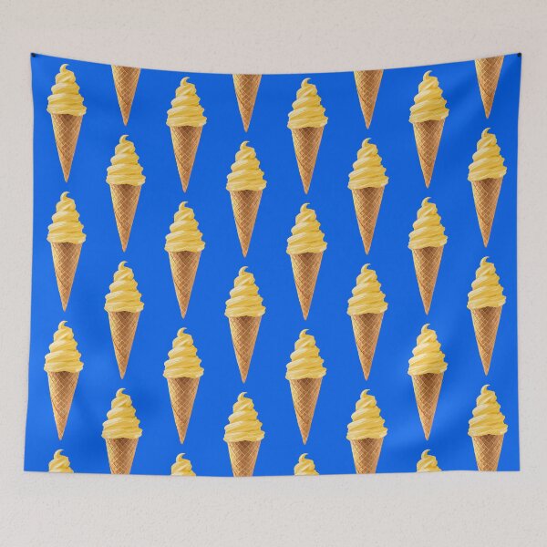 Item preview, Yellow Lemon Soft Serve Ice Cream Cone designed and sold by Deborah Camp.
