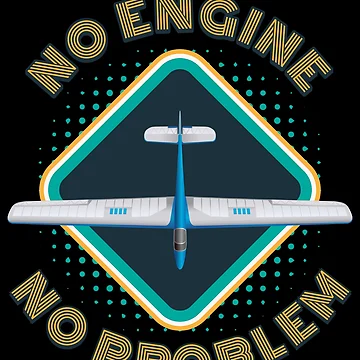Artwork thumbnail, No Engine No Problem Glider by MooonTees