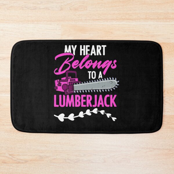 Item preview, My Heart Belongs To A Logging Lumberjack For A Logger's Wife designed and sold by Nessshirts.
