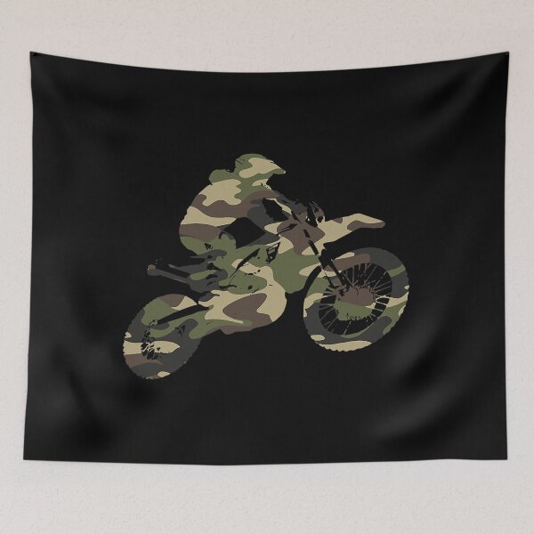 Item preview, Motocross Dirt Bike Racing Camo Camouflage designed and sold by caintati.