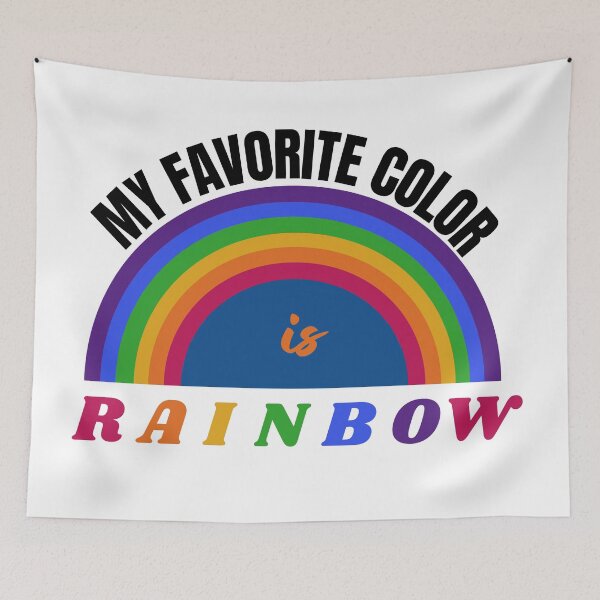 Item preview, My Favorite Color is Rainbow designed and sold by BronikowskiART.