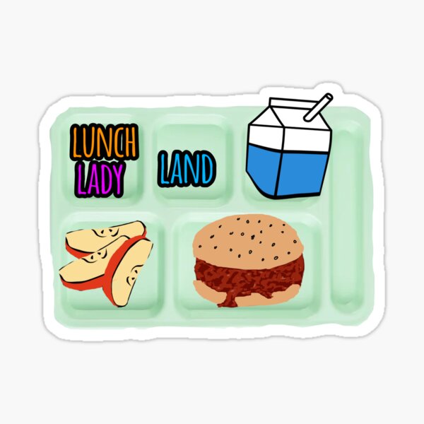 100 Days Of Feeding Kids Lunch Lady School Canteen' Sticker