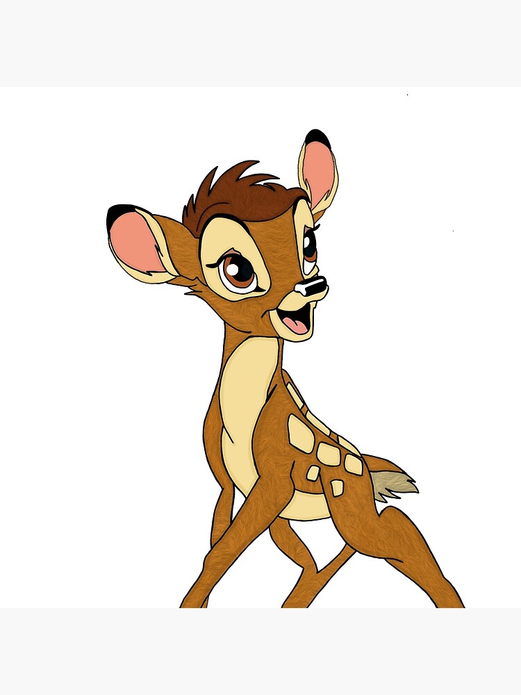 "Bambi fanart" Poster for Sale by wildmoonent Redbubble