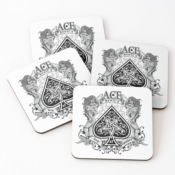 Item preview, antique, nuda girls ace of spades  designed and sold by amid999.