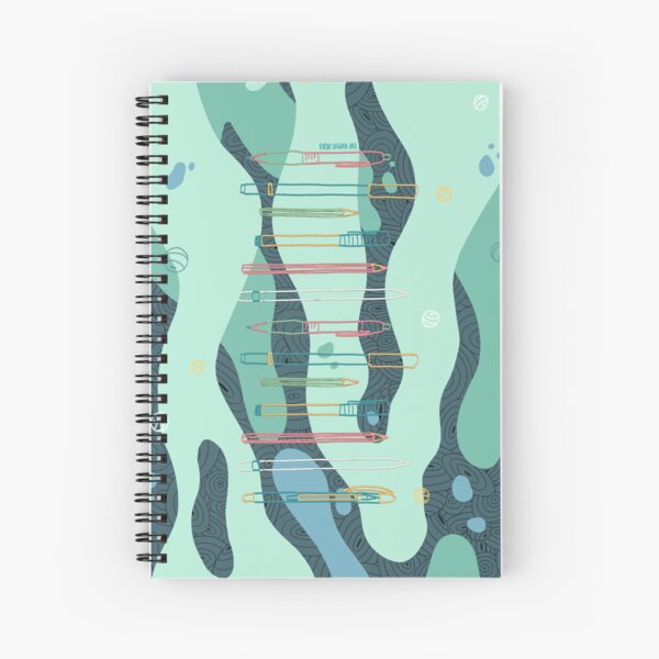 Pens and pencils Spiral Notebook