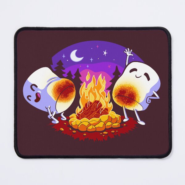 Item preview, Cute Campfire Marshmallows Roasting designed and sold by ctkrstudio.
