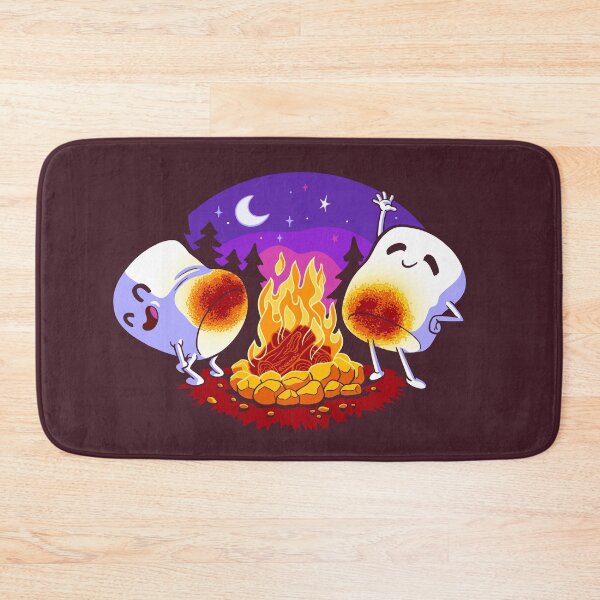 Item preview, Cute Campfire Marshmallows Roasting designed and sold by ctkrstudio.