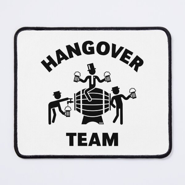Item preview, Hangover Team / Stag Party (Groom / Beer Barrel / Black) designed and sold by MrFaulbaum.