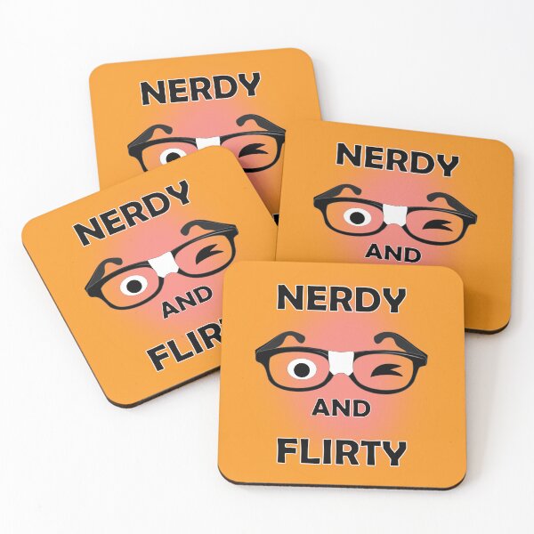 Item preview, Nerdy and Flirty Pink designed and sold by clintondesigns6.