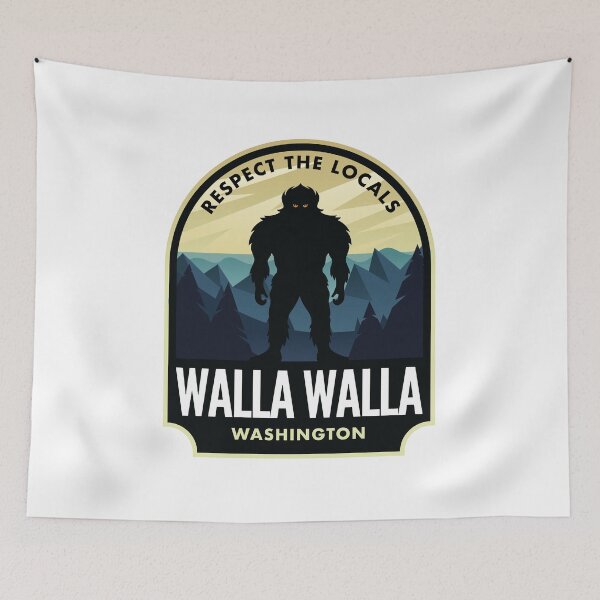 Item preview, Walla Walla Washington Bigfoot Sasquatch designed and sold by HalpinDesign.