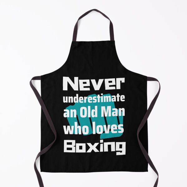 Item preview, never underestimate an old man who loves boxing fathers day designed and sold by Randa Ranmania.