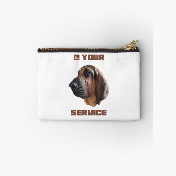 Item preview, Bloodhound dog mantrailing T-shirt K9 @ your service designed and sold by MayaAndNora.