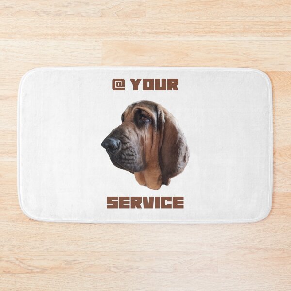 Item preview, Bloodhound dog mantrailing T-shirt K9 @ your service designed and sold by MayaAndNora.