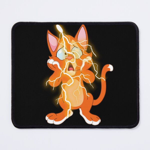 Item preview, Cat Lightning Frightened Kitten designed and sold by Javamba.