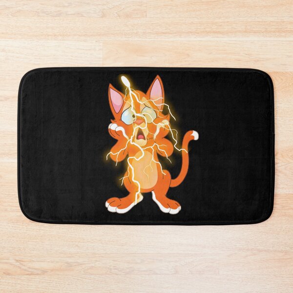 Item preview, Cat Lightning Frightened Kitten designed and sold by Javamba.