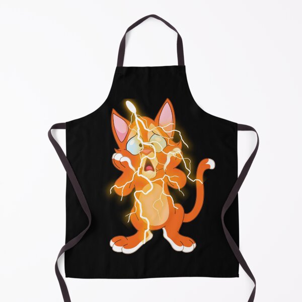 Item preview, Cat Lightning Frightened Kitten designed and sold by Javamba.