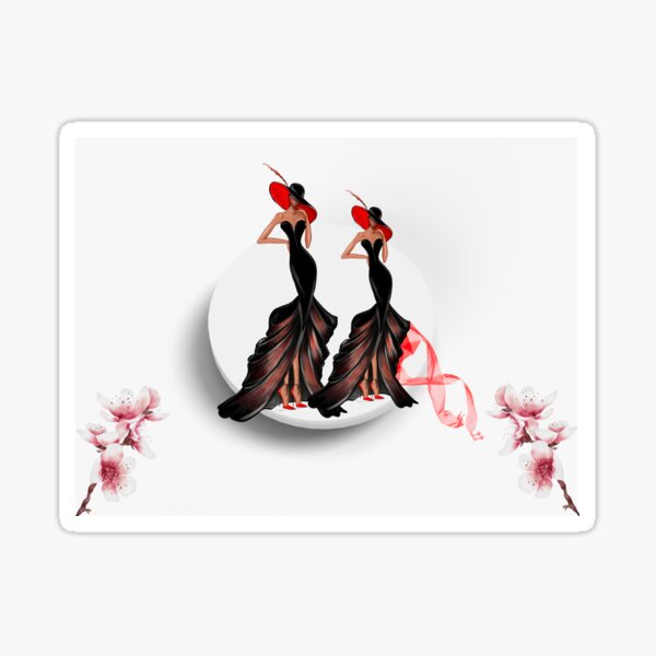 Lady Diyiti Sticker