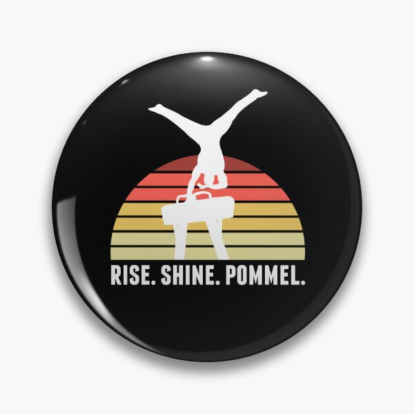 Item preview, Rise Shine Pommel Horse Mens Gymnastics designed and sold by Epic Love Designs.