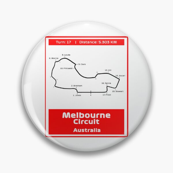 Item preview, Melbourne Grand Prix Circut designed and sold by carcultureds.