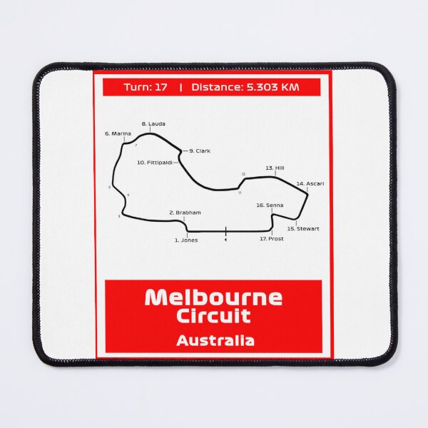 Item preview, Melbourne Grand Prix Circut designed and sold by carcultureds.