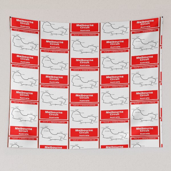 Item preview, Melbourne Grand Prix Circut    designed and sold by carcultureds.