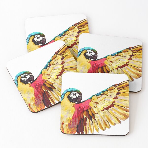 Item preview, Show Off Tropical Bird Macaw Parrot Art designed and sold by Sharon Cummings Art.
