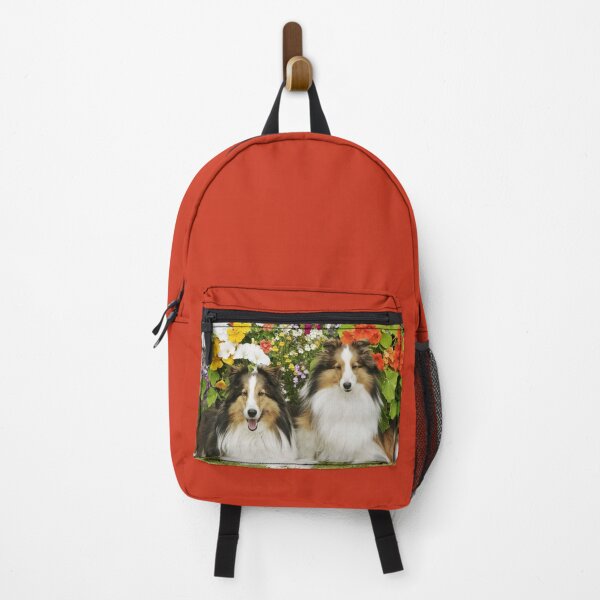 Item preview, Two Shetland Sheepdogs, together in a garden. designed and sold by ScienceSource.