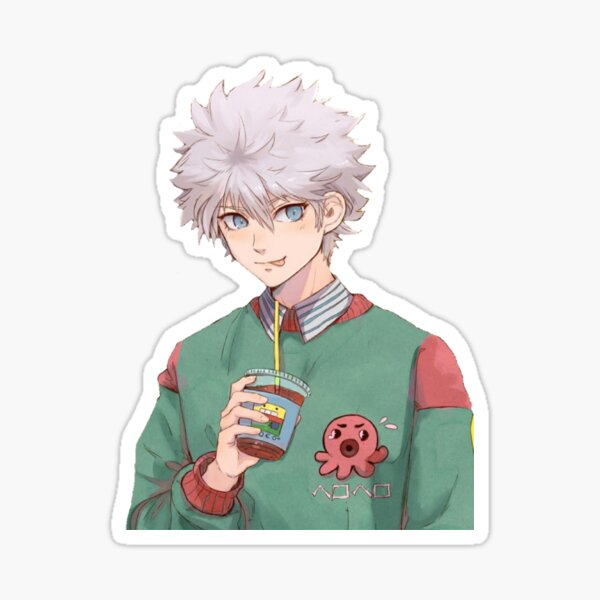 Killua drinking 2024 soda hoodie