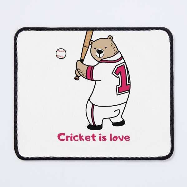 Item preview, animal playing cricket designed and sold by BigLove Animals.