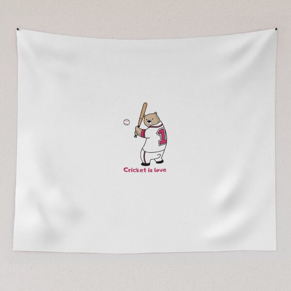 Item preview, animal playing cricket designed and sold by BigLove Animals.