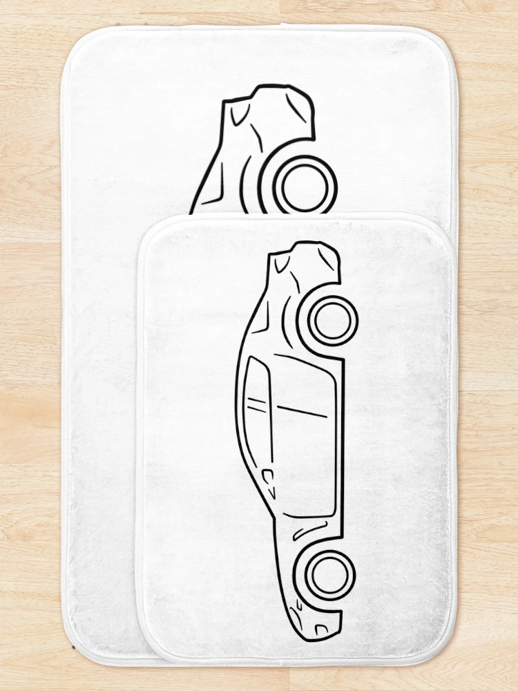 Thumbnail 5 of 6, Bath Mat, Mazda RX8 R3 designed and sold by AutoClub.