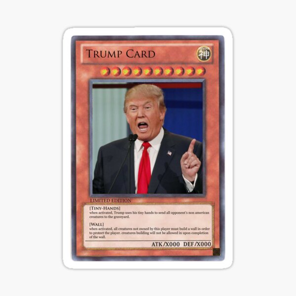 Trumpfkarte Sticker