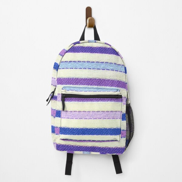 Item preview, Purple Blue Lilac Horizontal Stripe Pattern Texture Design designed and sold by TacoRose.