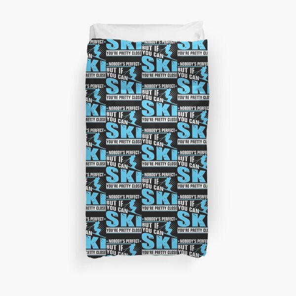 Snowboard SKIING Duvet Cover