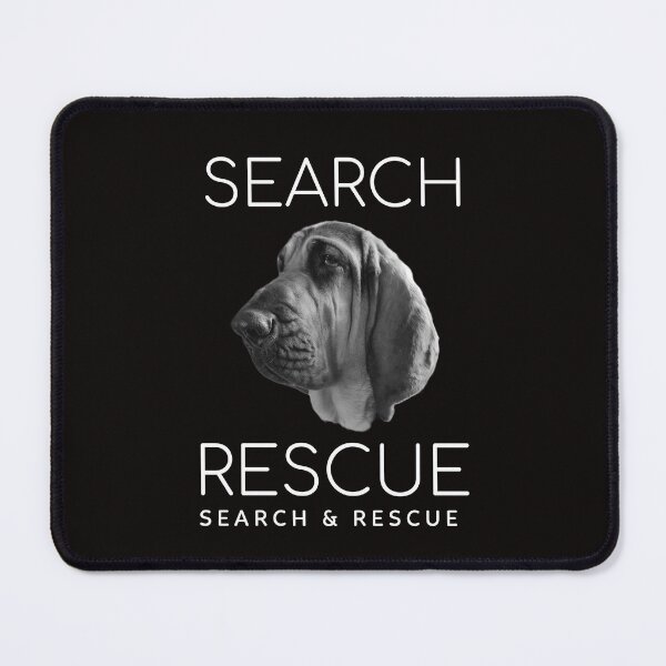 Item preview, Bloodhound dog mantrailing T-shirt K9 search and rescue designed and sold by MayaAndNora.